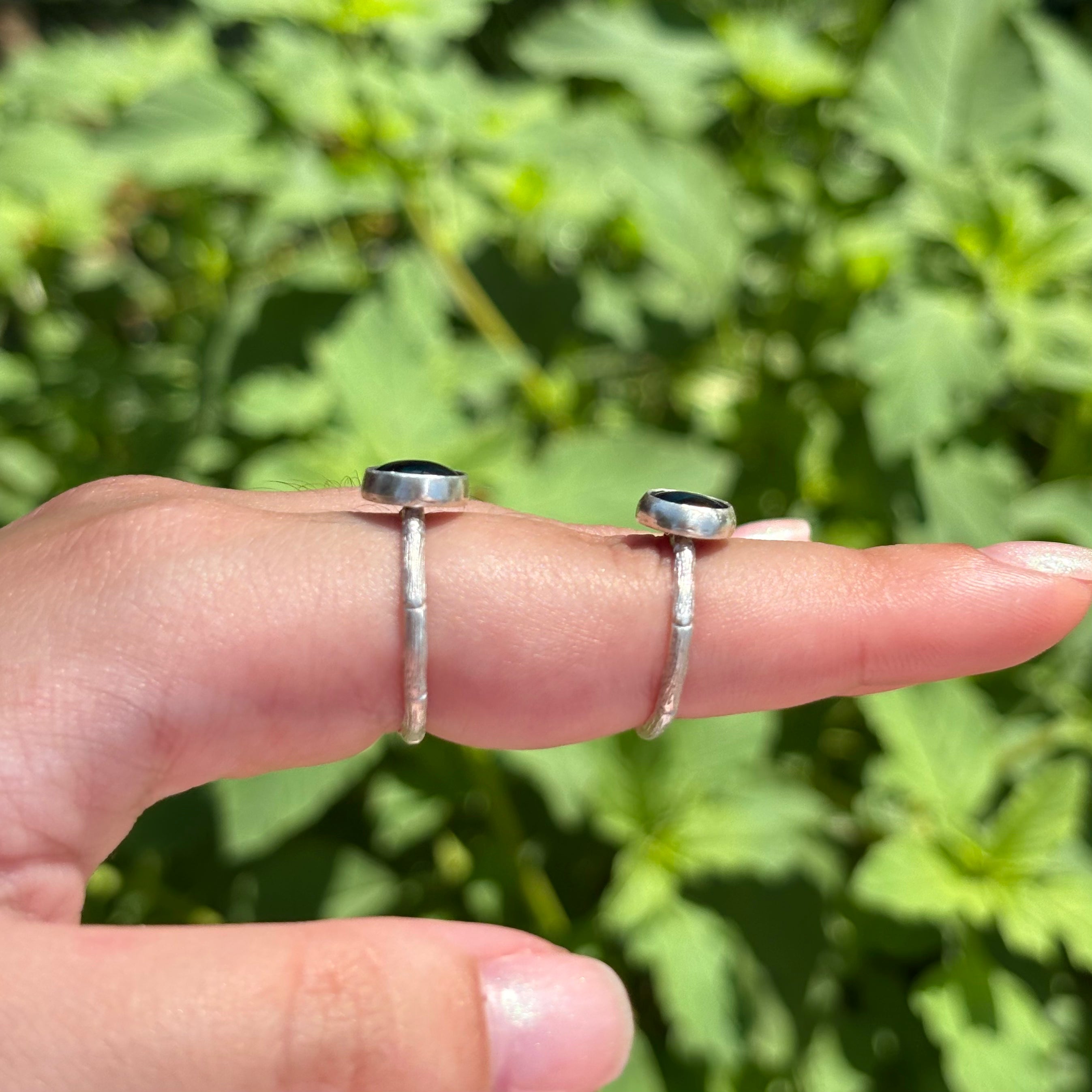 Abalone Bamboo Ring (Small Circle)