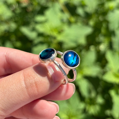 Abalone Bamboo Ring (Large Circle)