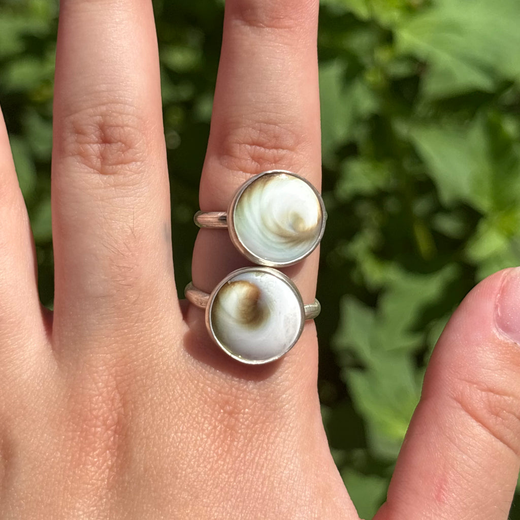 Large Spiral Shell Ring