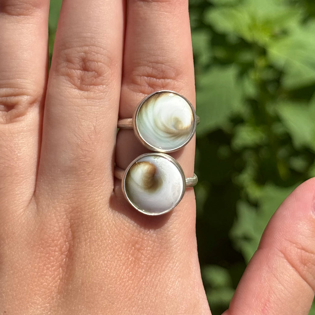 Large Spiral Shell Ring