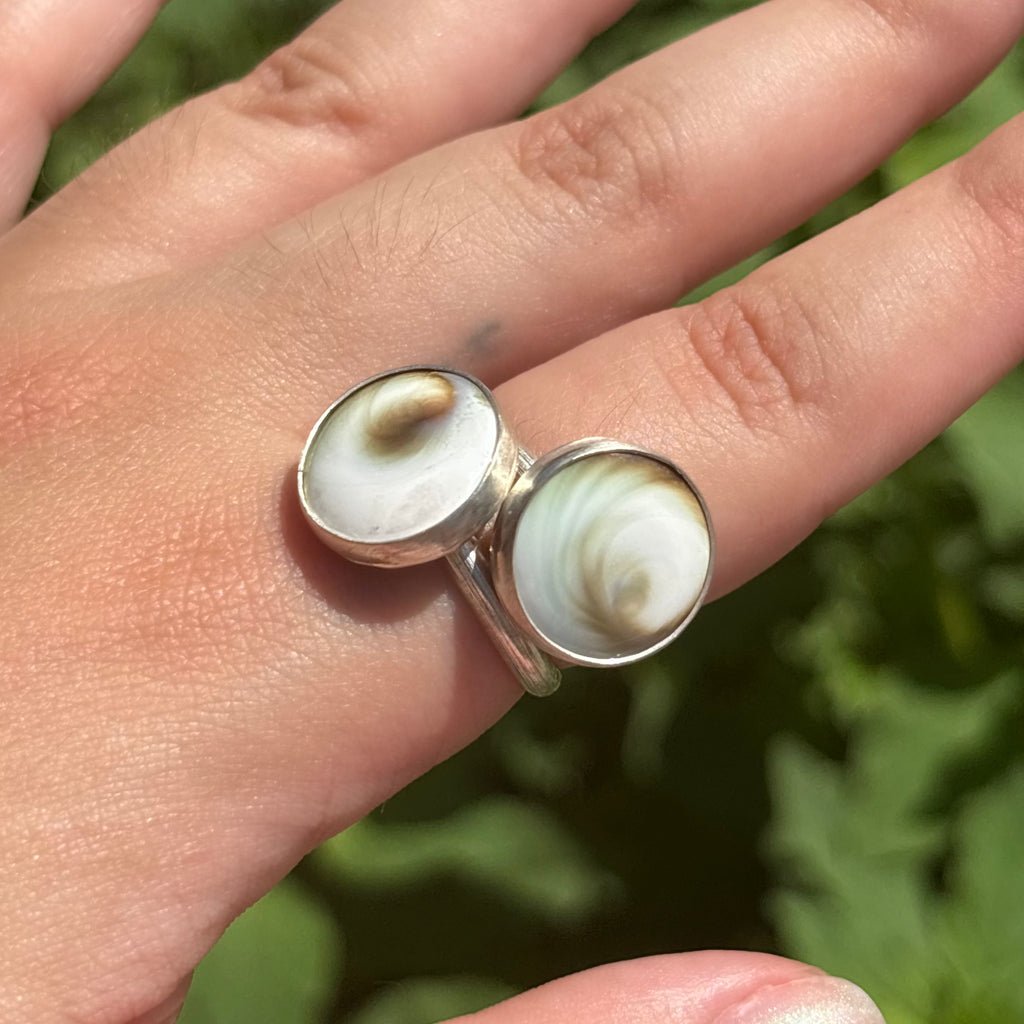 Large Spiral Shell Ring