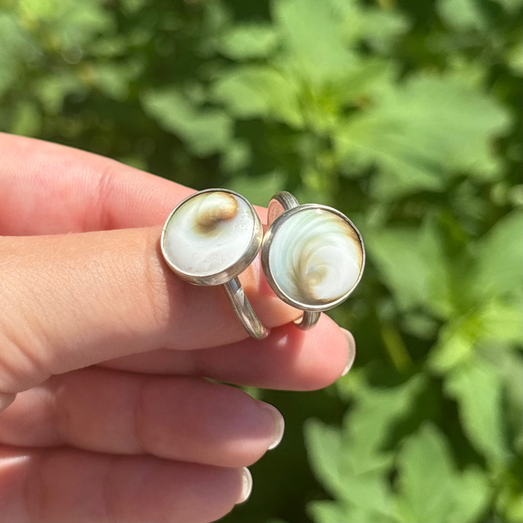 Large Spiral Shell Ring