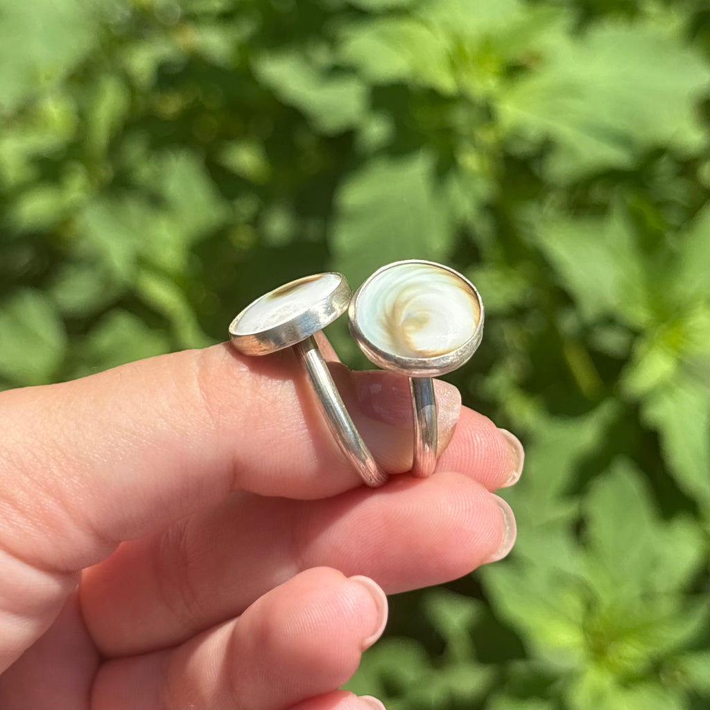 Large Spiral Shell Ring