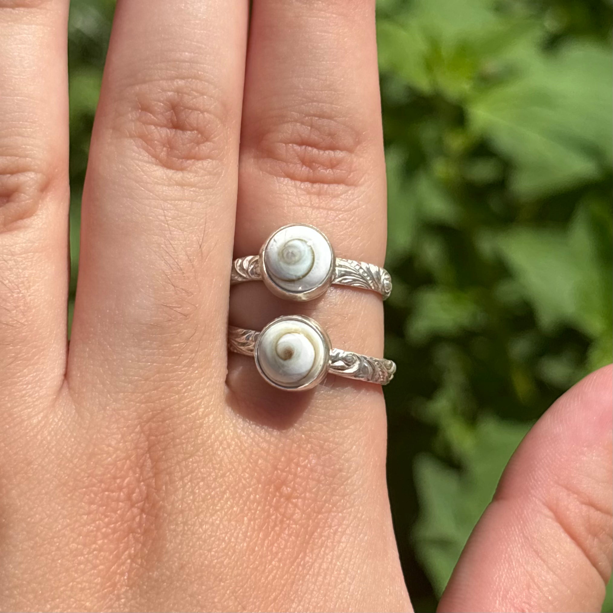 Spiral Shell Wave Ring