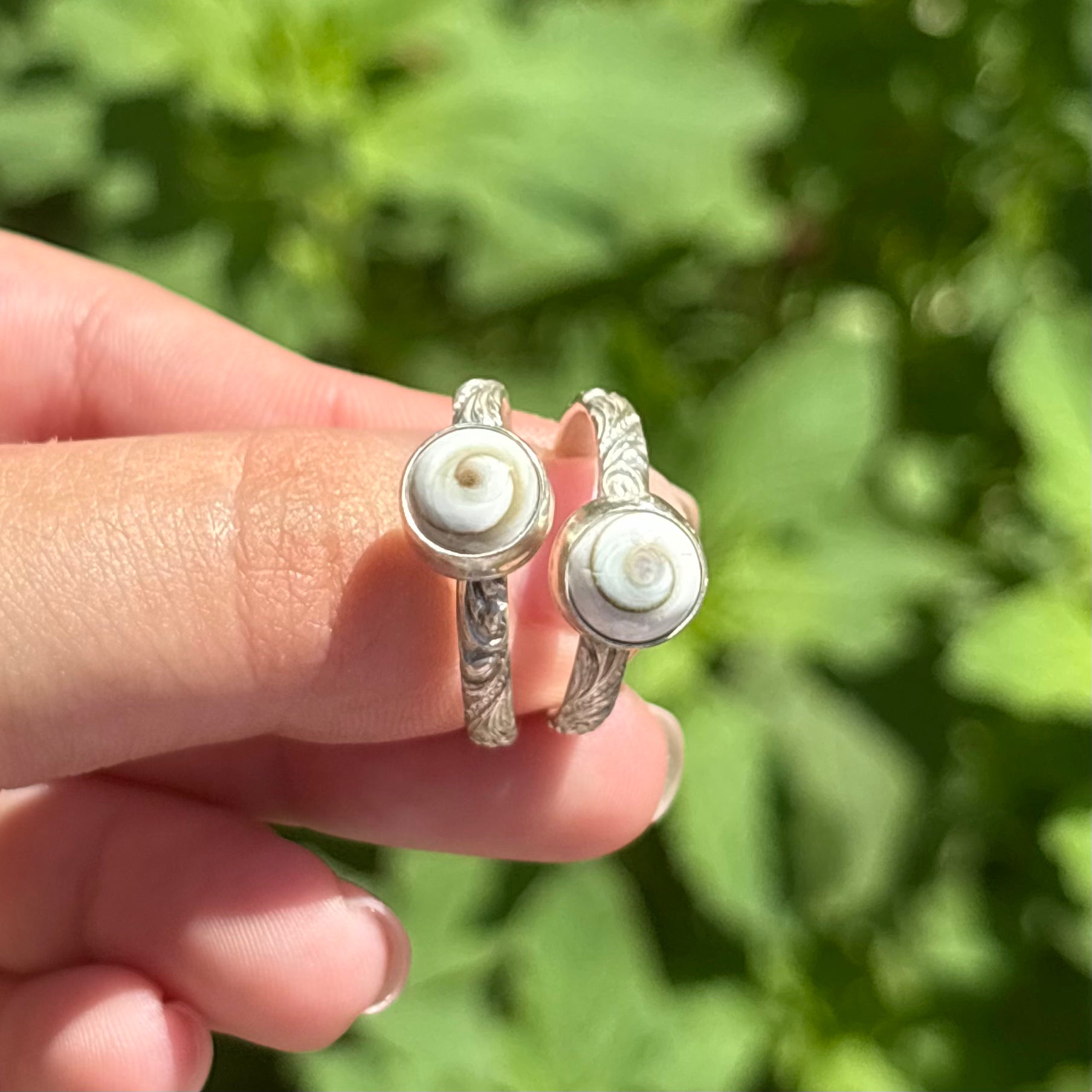 Spiral Shell Wave Ring