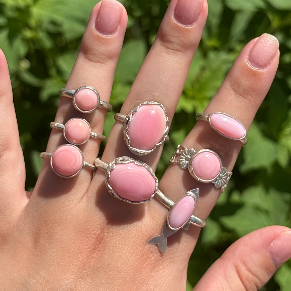 Pink Conch Fishy Ring