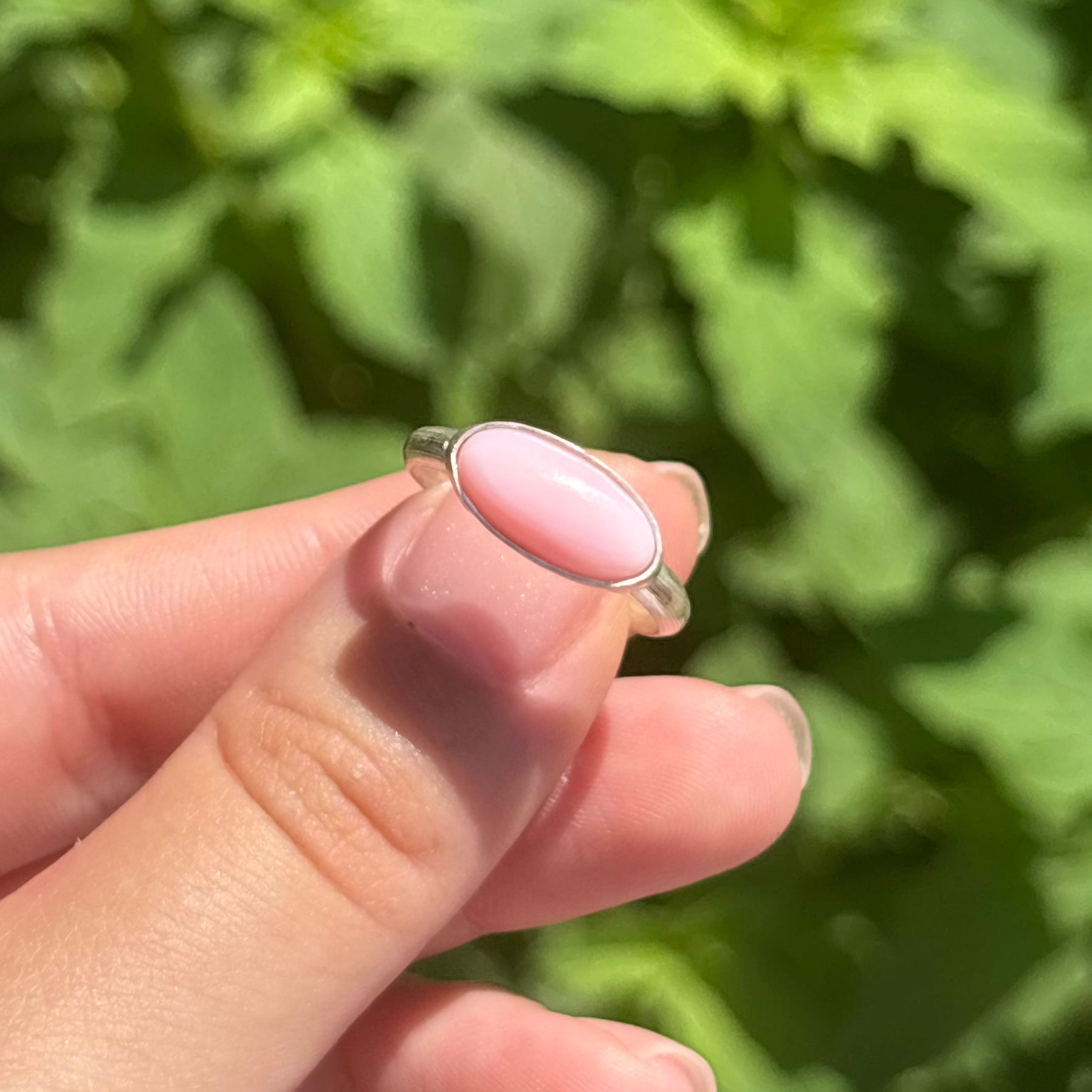 Pink Conch Signet Ring