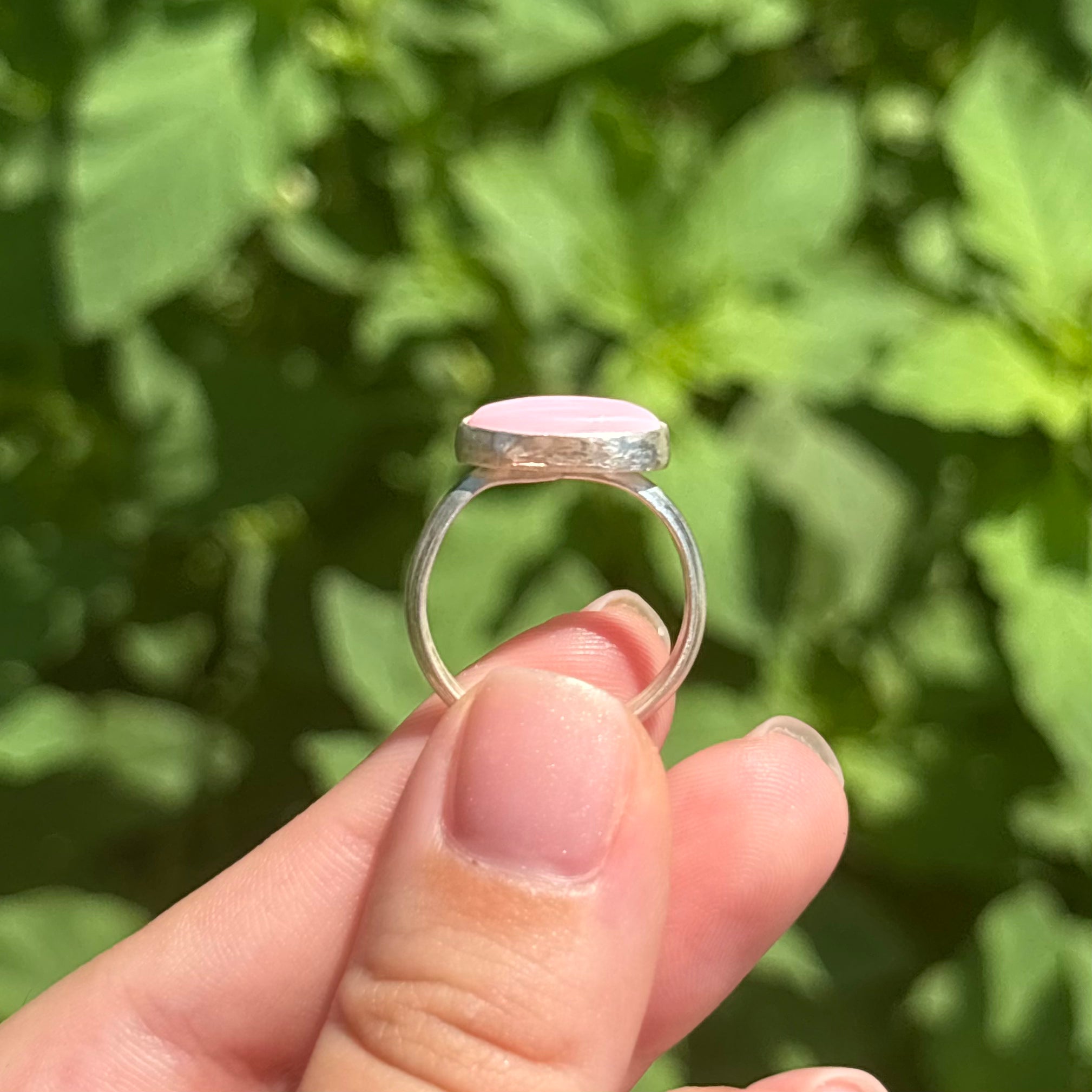 Pink Conch Signet Ring