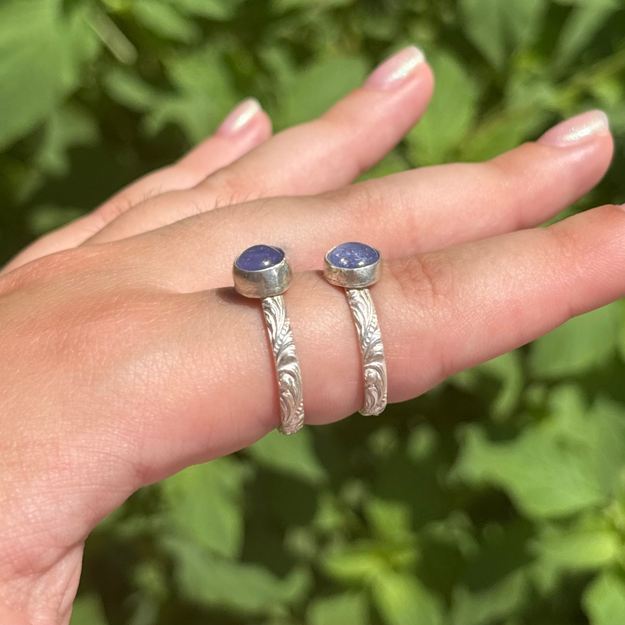 Tanzanite Wave Ring (Circle)
