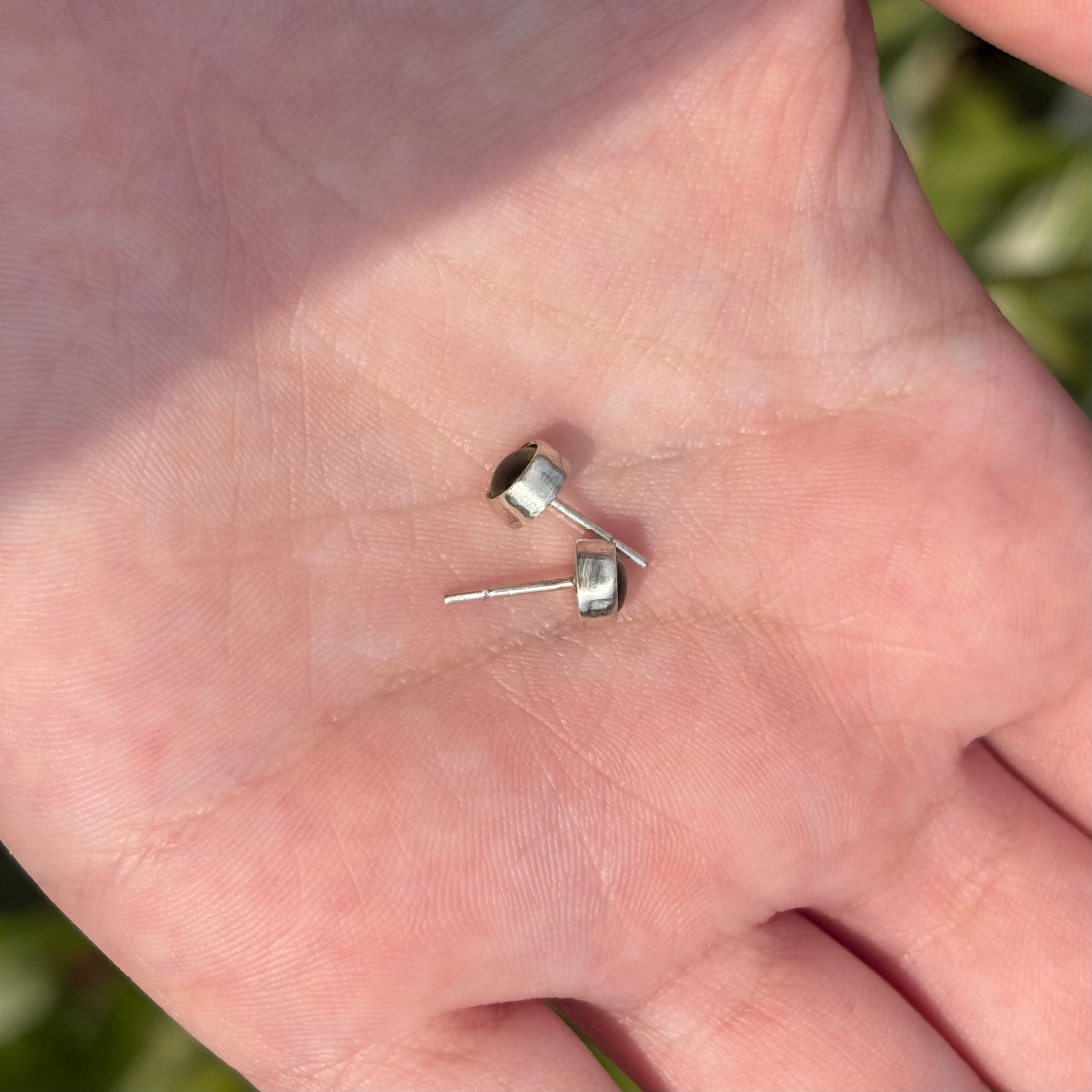 Peridot Stud Earrings