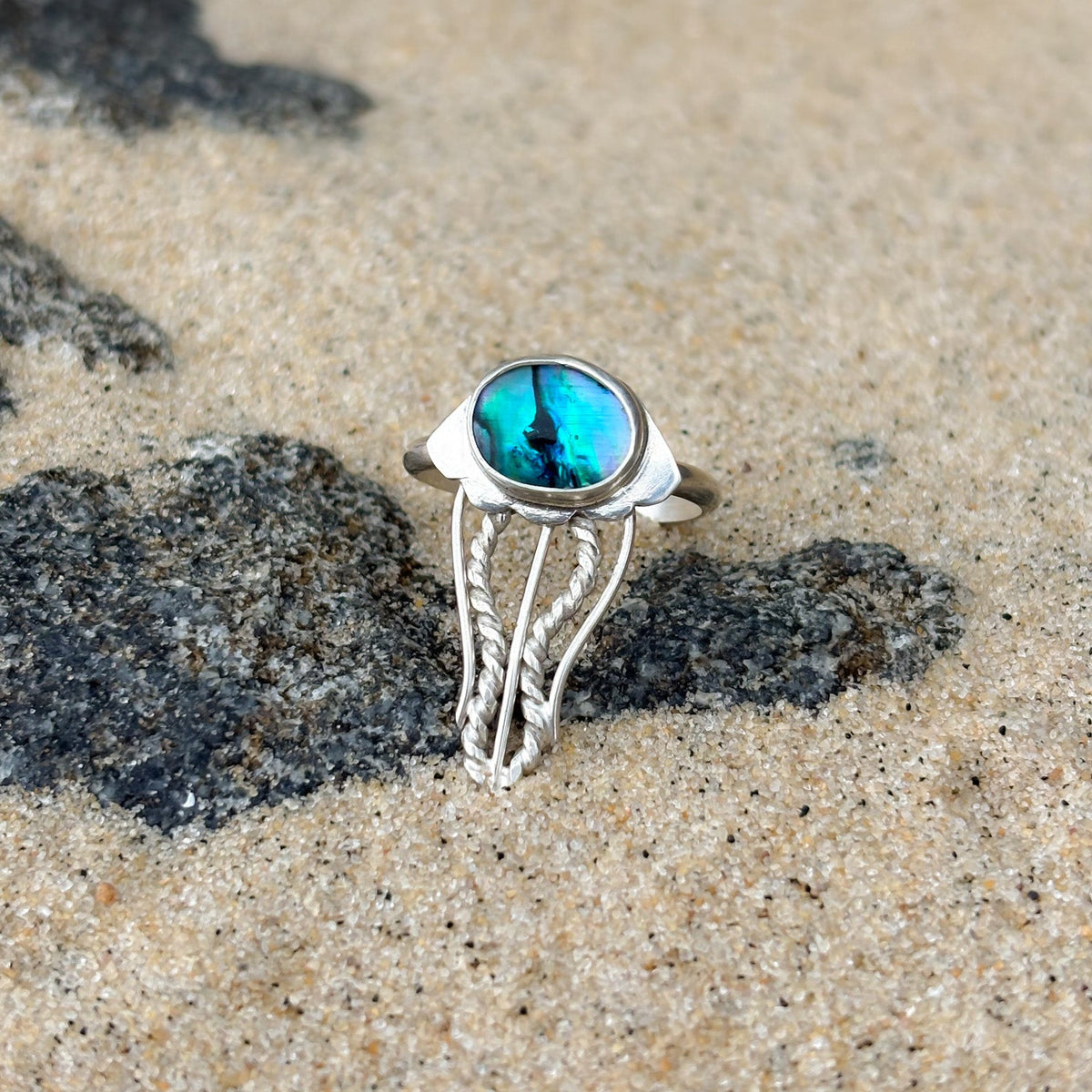 Abalone Jellyfish Ring