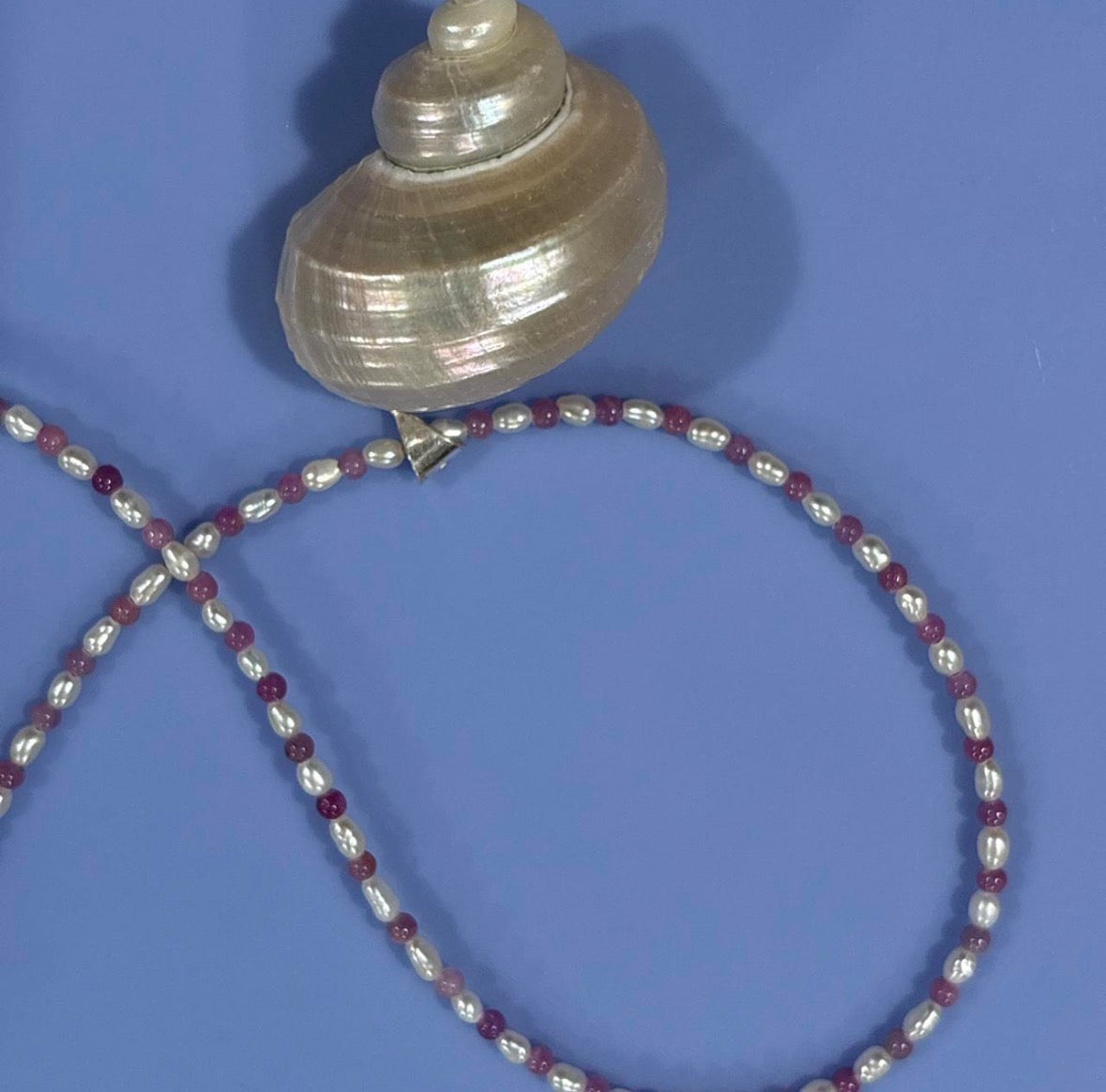 Seashell & Pearl Necklace