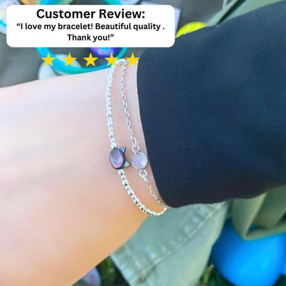 Mother of Pearl Cat Bracelets
