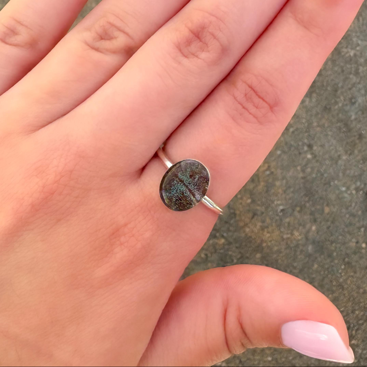Peacock Butterfly Wing Ring