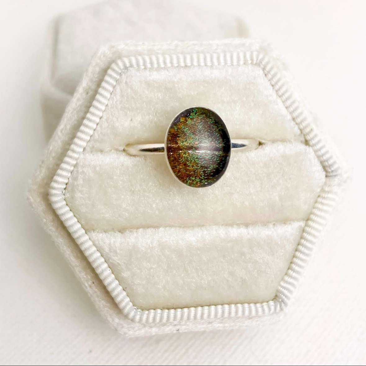 Peacock Butterfly Wing Ring