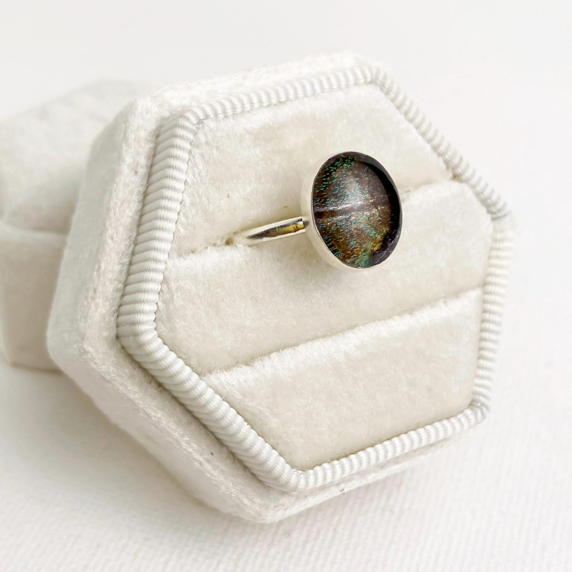 Peacock Butterfly Wing Ring