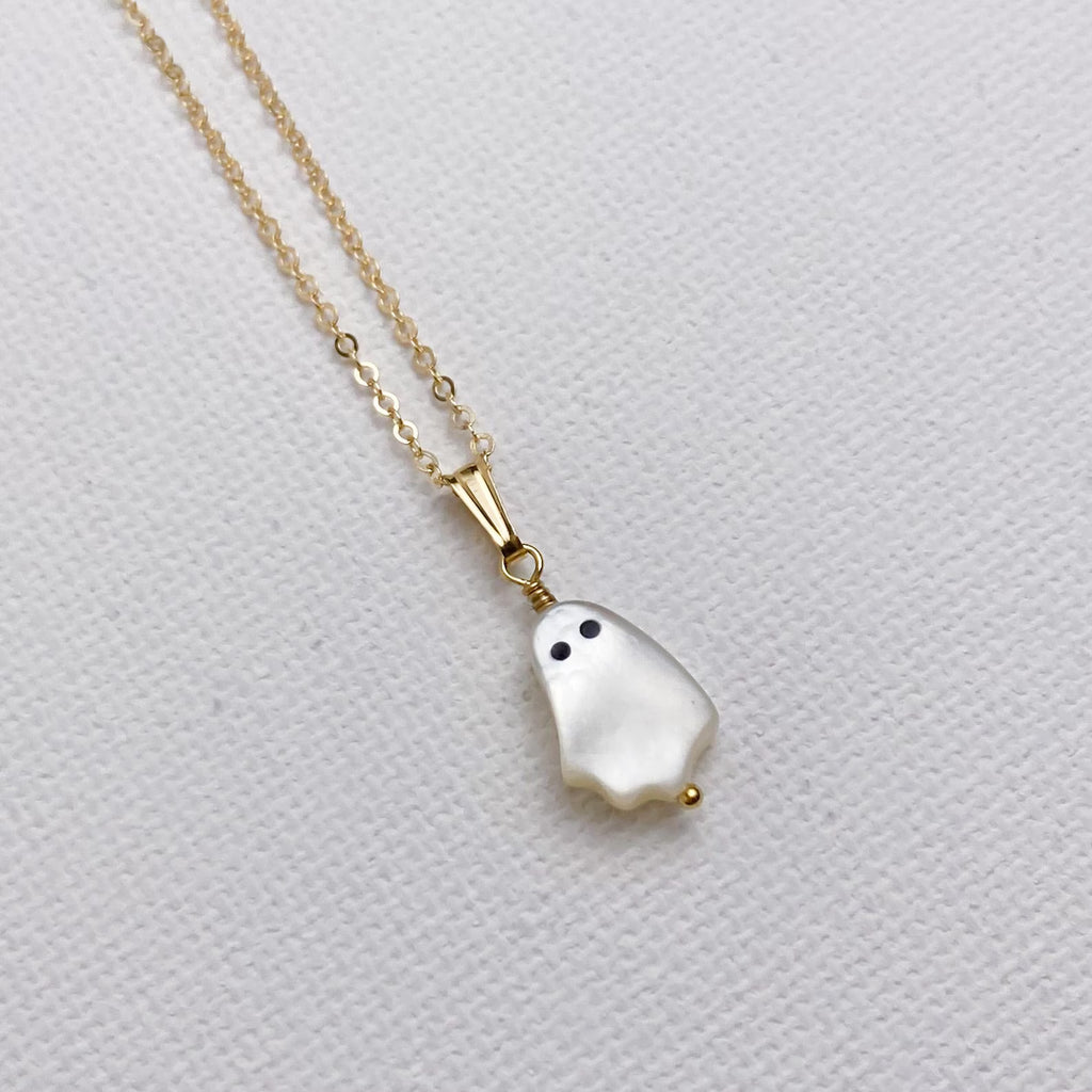 Ghost Pendant in Mother of Pearl