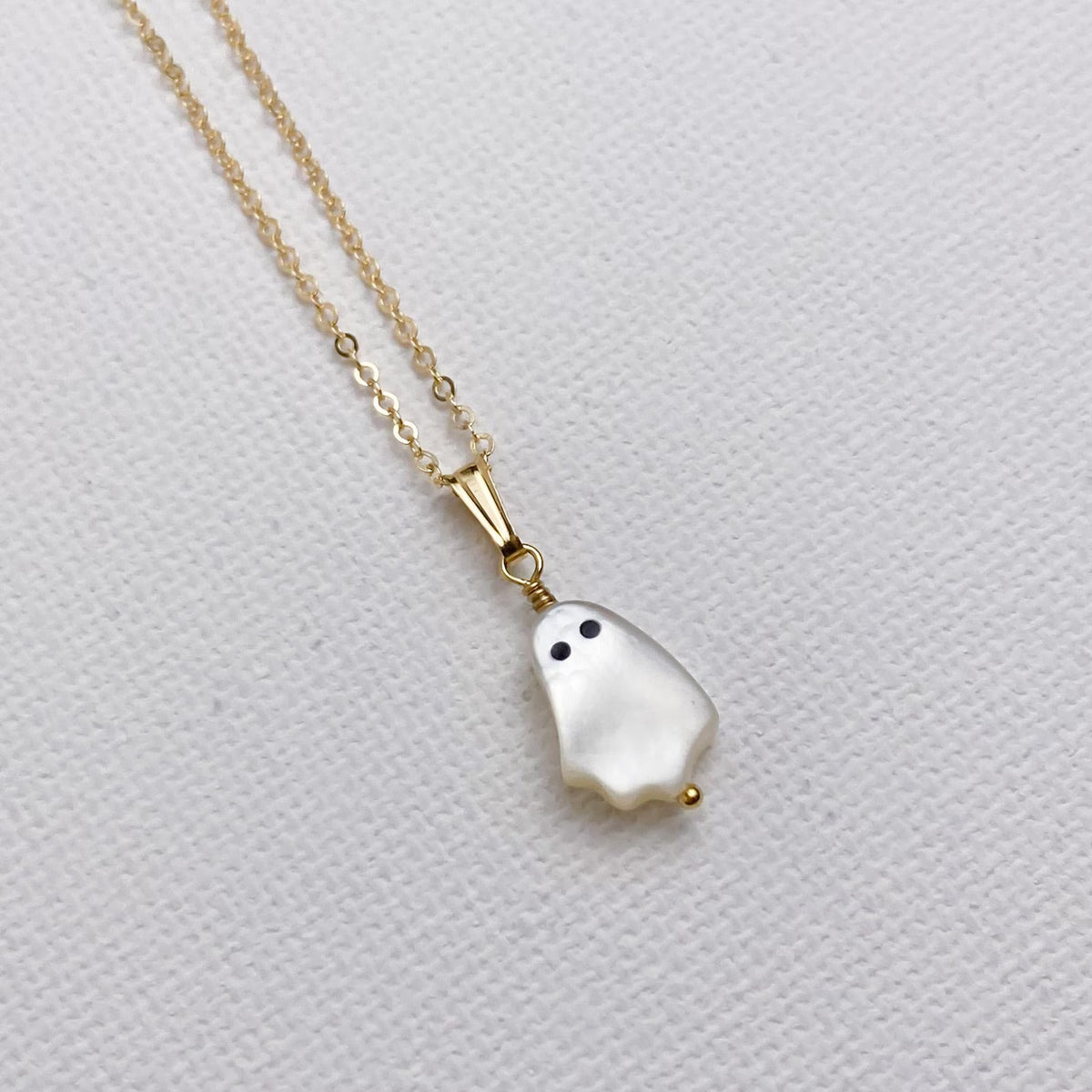 Ghost Pendant in Mother of Pearl