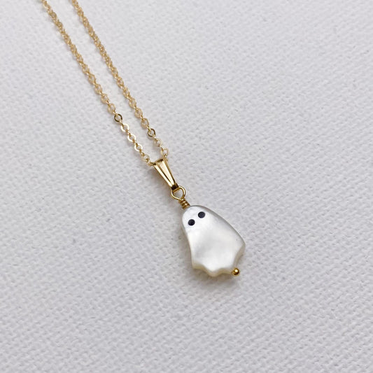 Ghost Pendant in Mother of Pearl