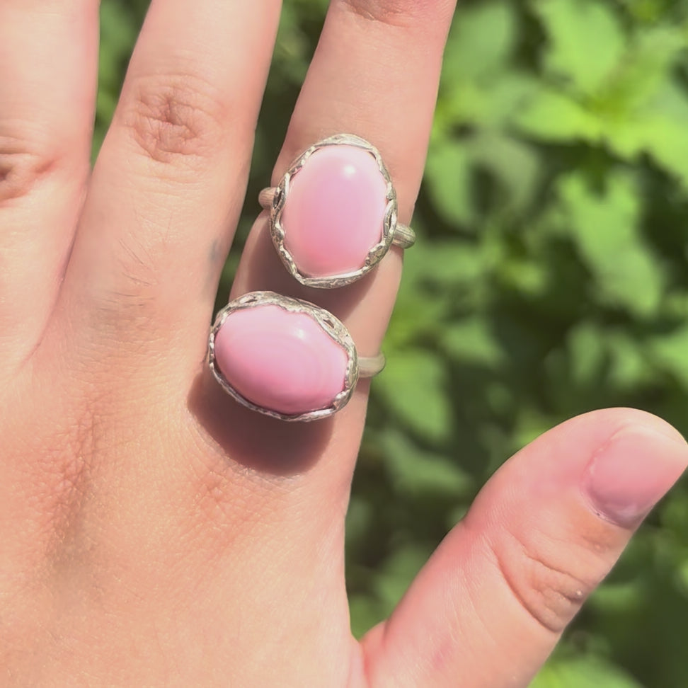 Pink Conch Fishy Ring