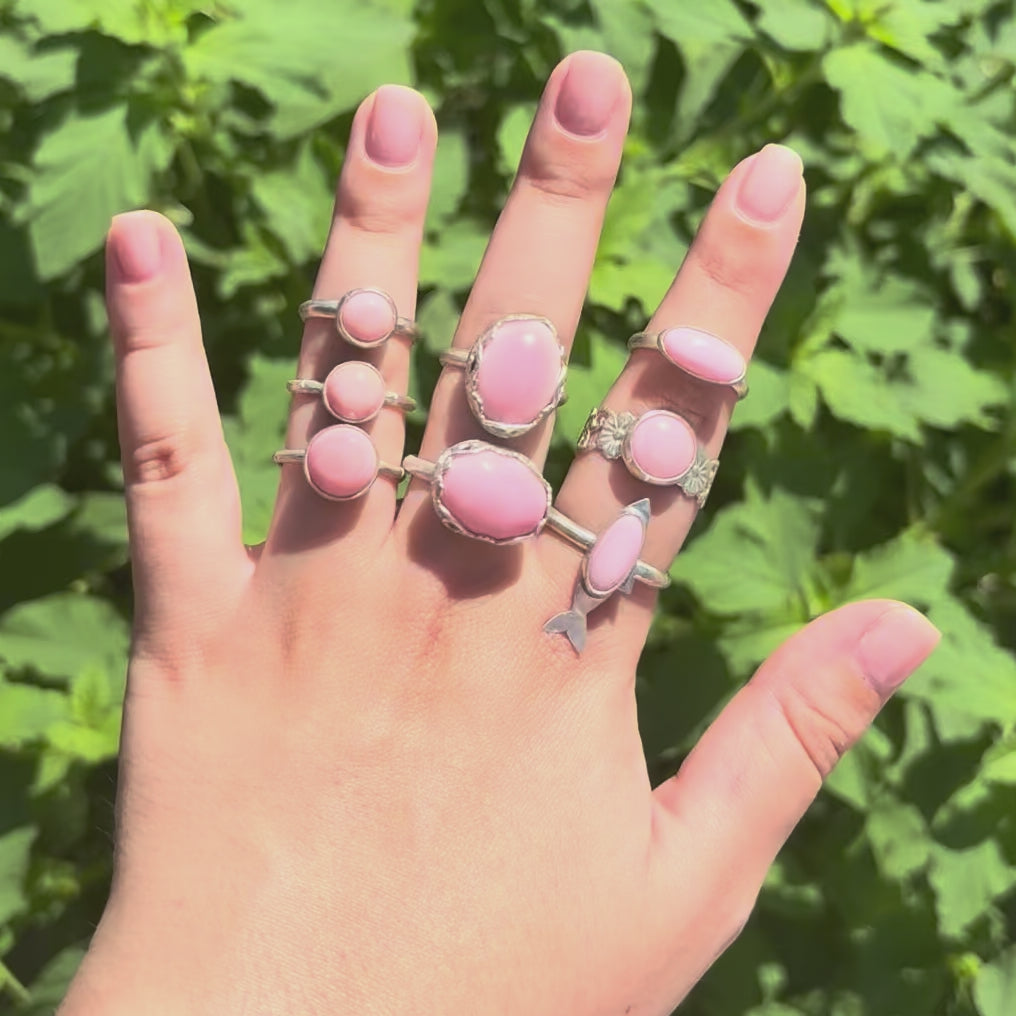 Pink Conch Fishy Ring